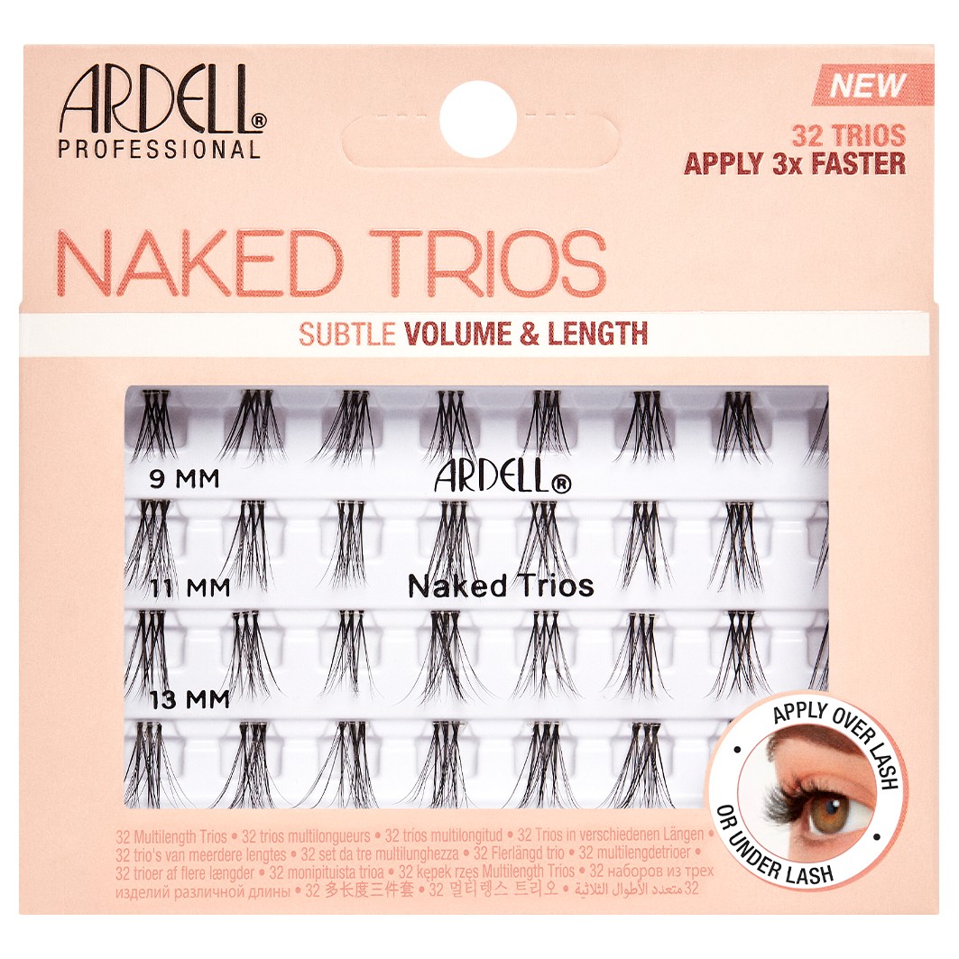 

Искусственные ресницы naked trios Ardell, количество 1 шт.
