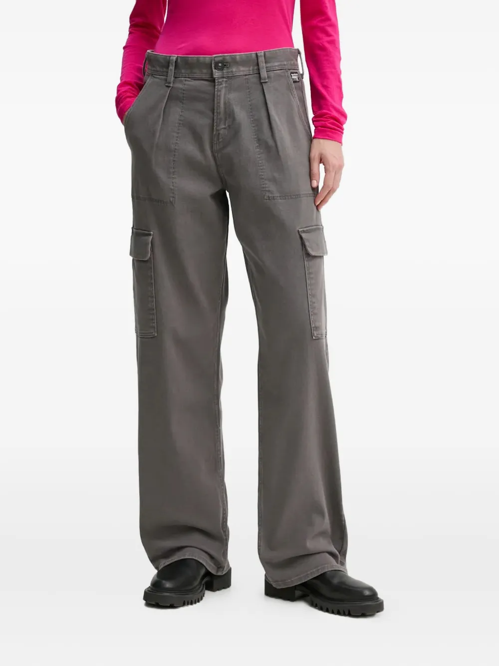 

Брюки с накладными карманами G-Star Raw, серый