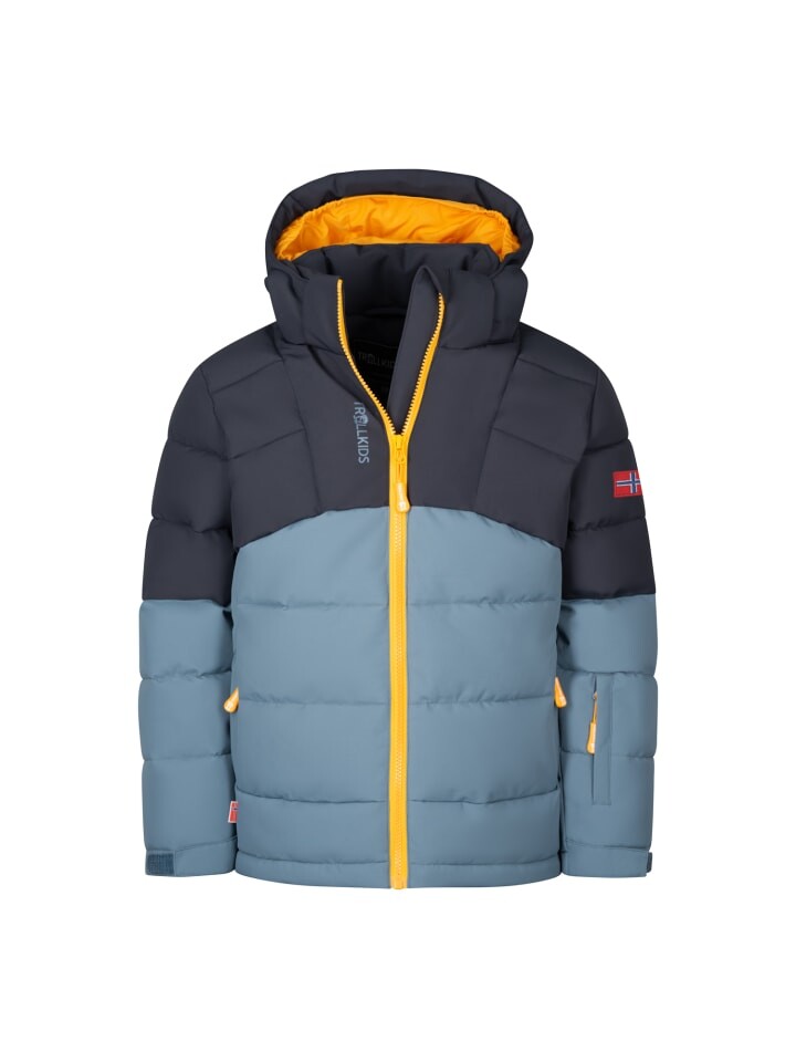 

Зимняя куртка Trollkids Gryllefjord, цвет black/steel blue