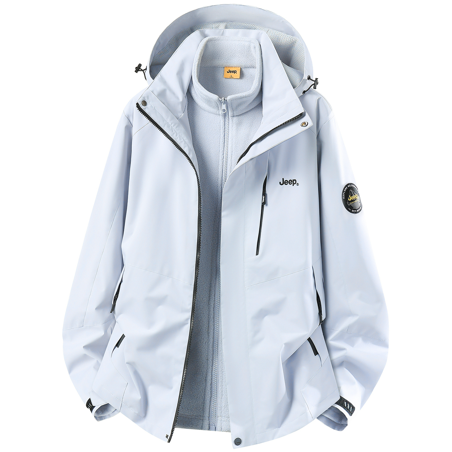 

Ветровка Leisure Collection Unisex Jeep, moonсветло-синий 150yl[single layer coat+fleece liner/men's suggestion: women's size suggestion: size small]