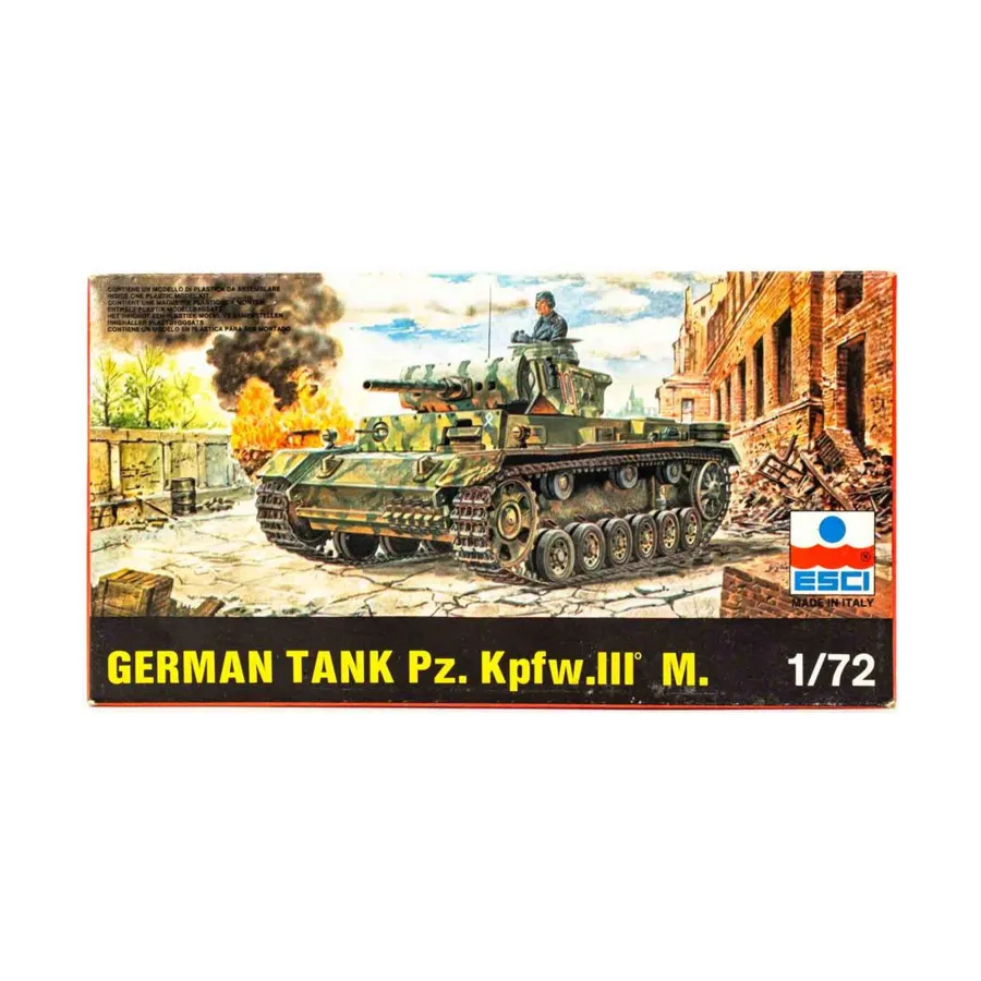 

Немецкий танк – Pz.Kpfw. III М., Armor (1:72) (ESCI)