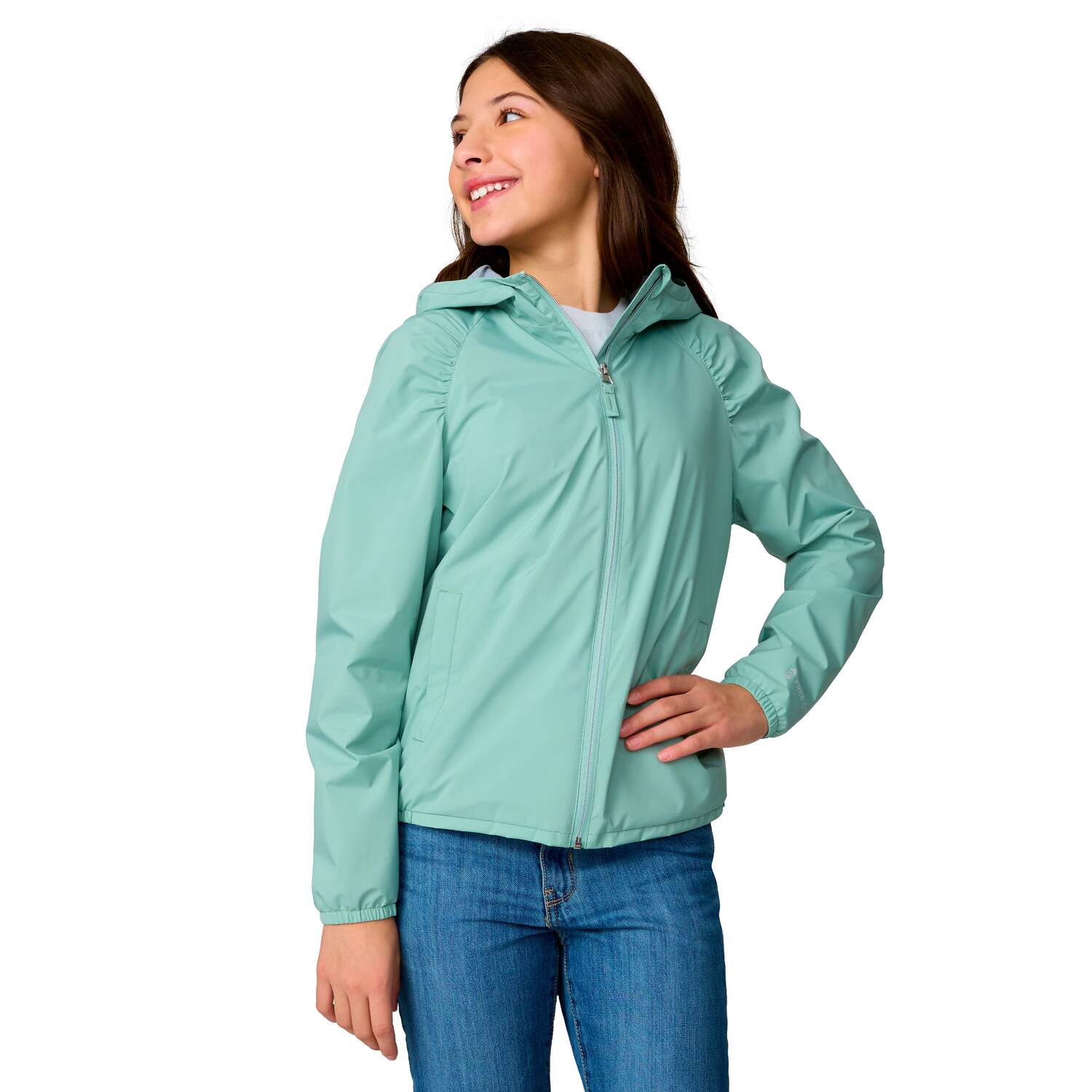 

Free Country Девичья Высокоэластичная Ветрозащитная Куртка, зеленый