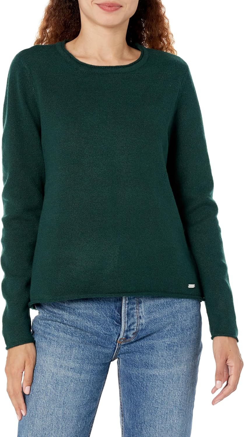 

Женский свитер Calvin Klein с круглым вырезом и длинными рукавами, Malachite