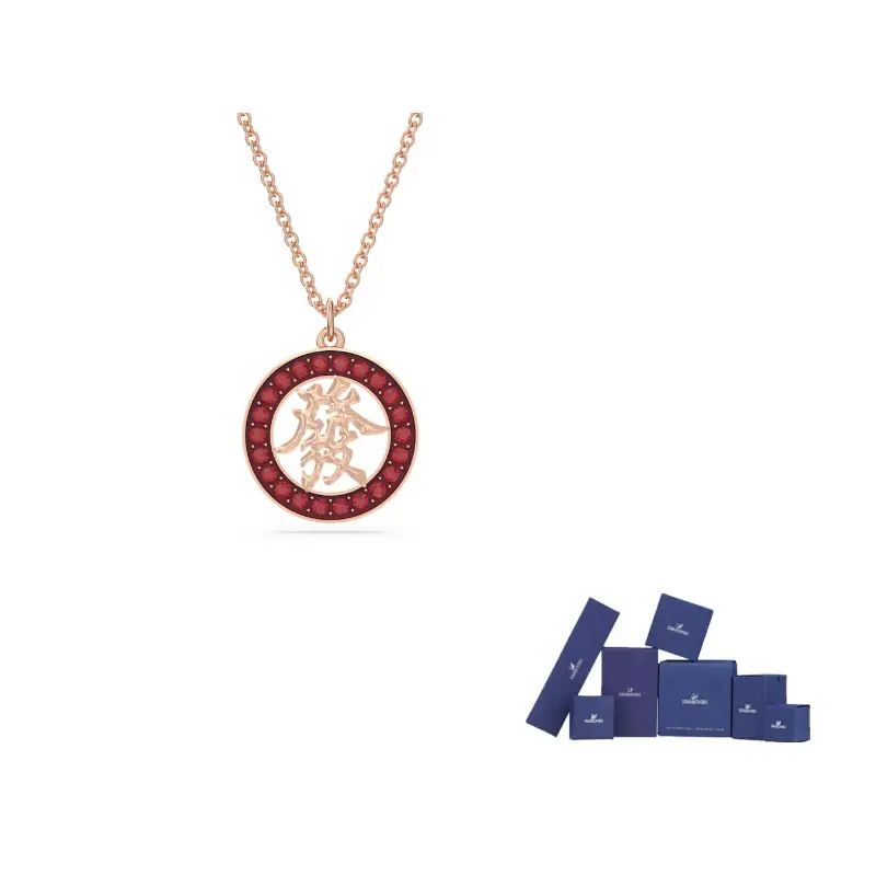 

Подвеска из золота карат на китайский Новый год для женщин Swarovski