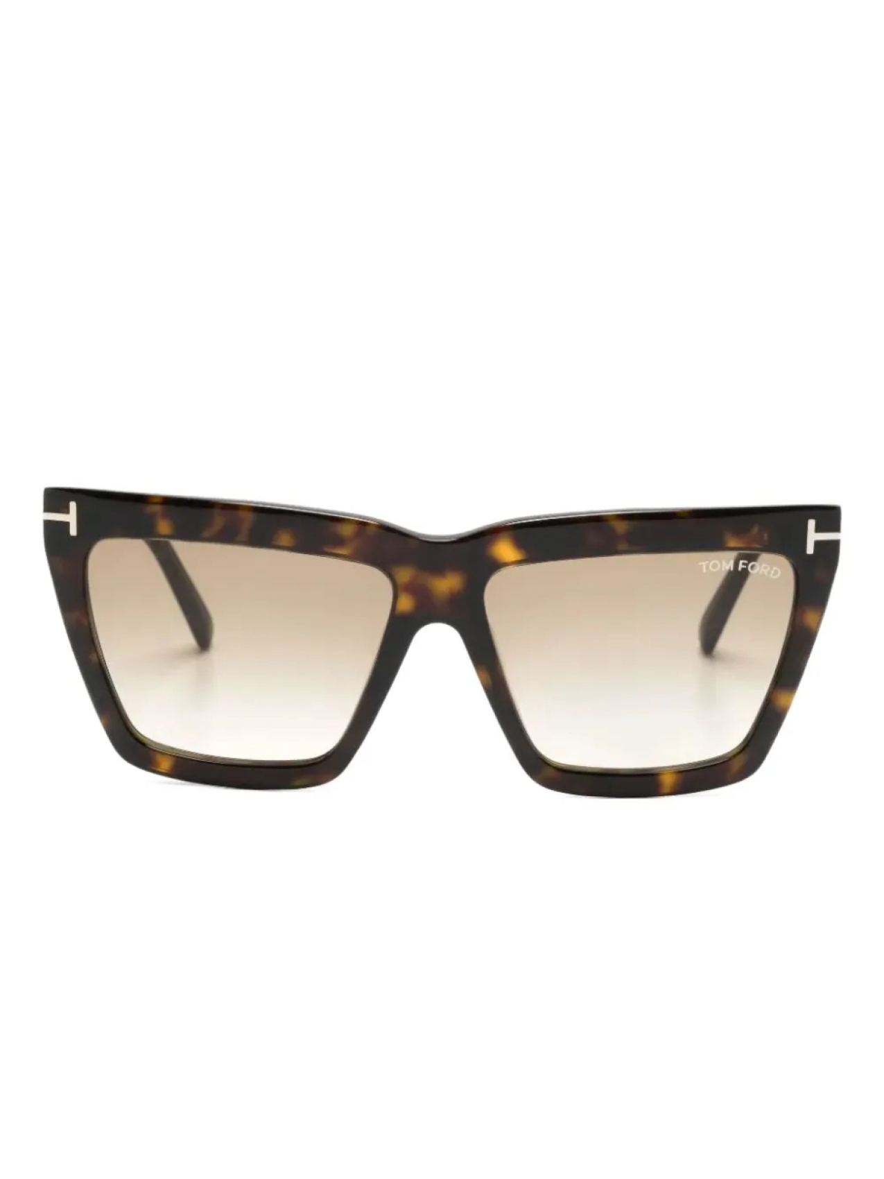 

Солнцезащитные очки TOM FORD Eyewear в геометрической оправе, коричневый