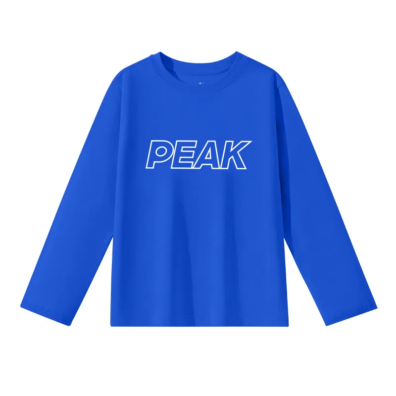 Футболка детская с круглым вырезом PEAK индиго/белая — фото 4