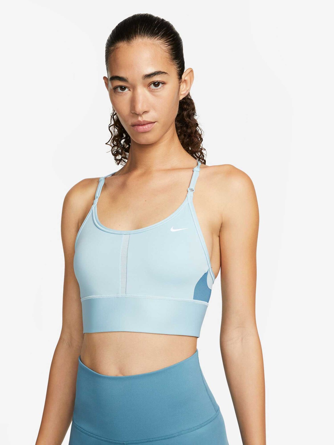 

Спортивный бюстгальтер Nike W DF INDY LL BRA, синий