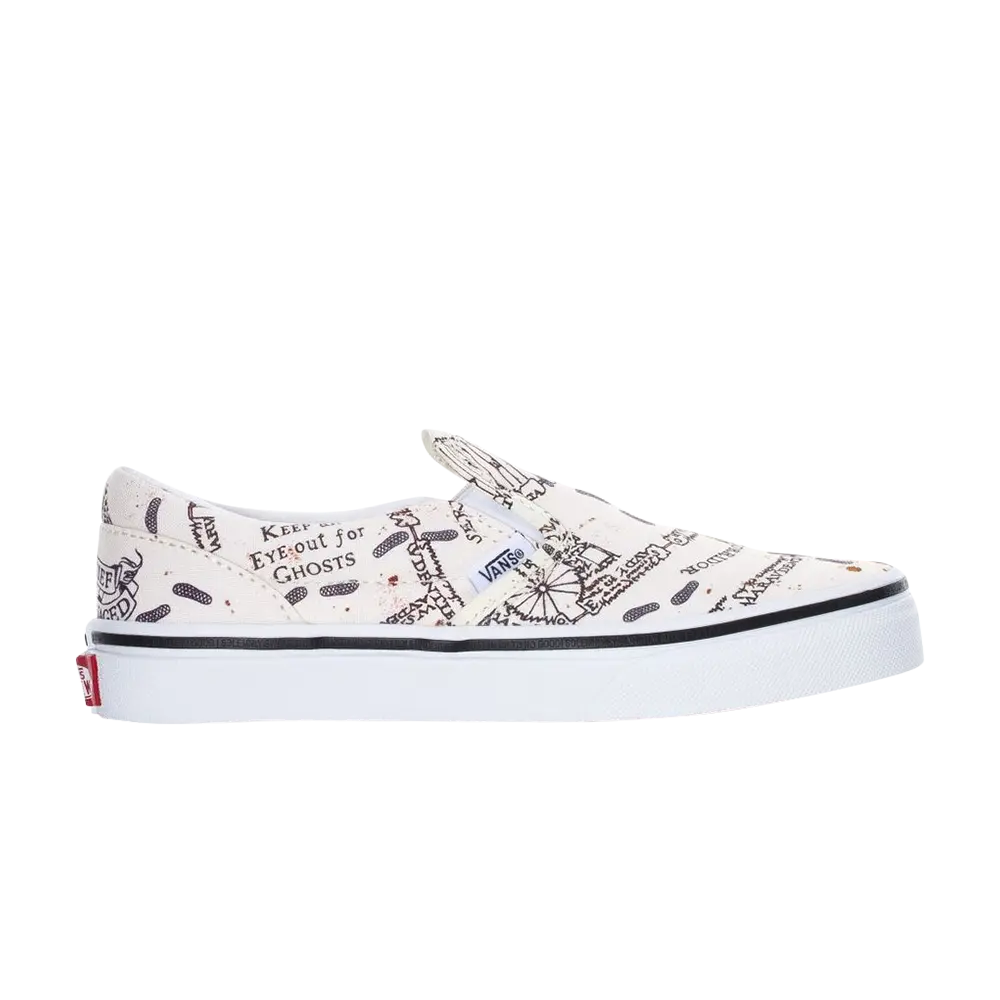 

Кроссовки Harry Potter x Classic Slip-On Kidss Map' Vans, белый