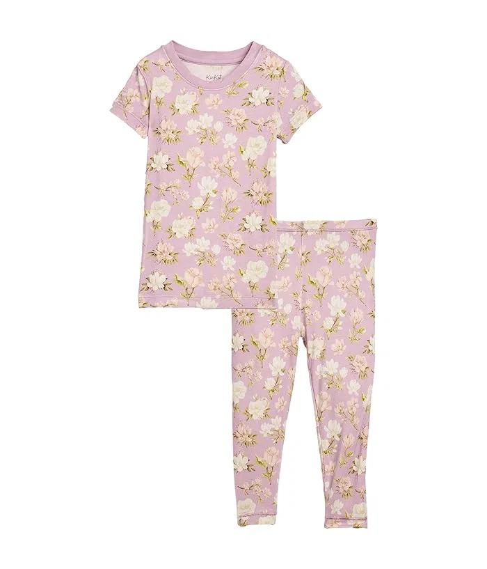 Пижама с принтом короткий рукав Kickee Pants Kids, Natural Mom/Baby