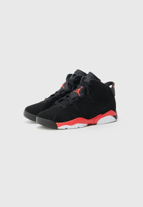 Кроссовки jordan 6 retro унисекс с высоким верхом Jordan, Black/Light Crimson — фото 2