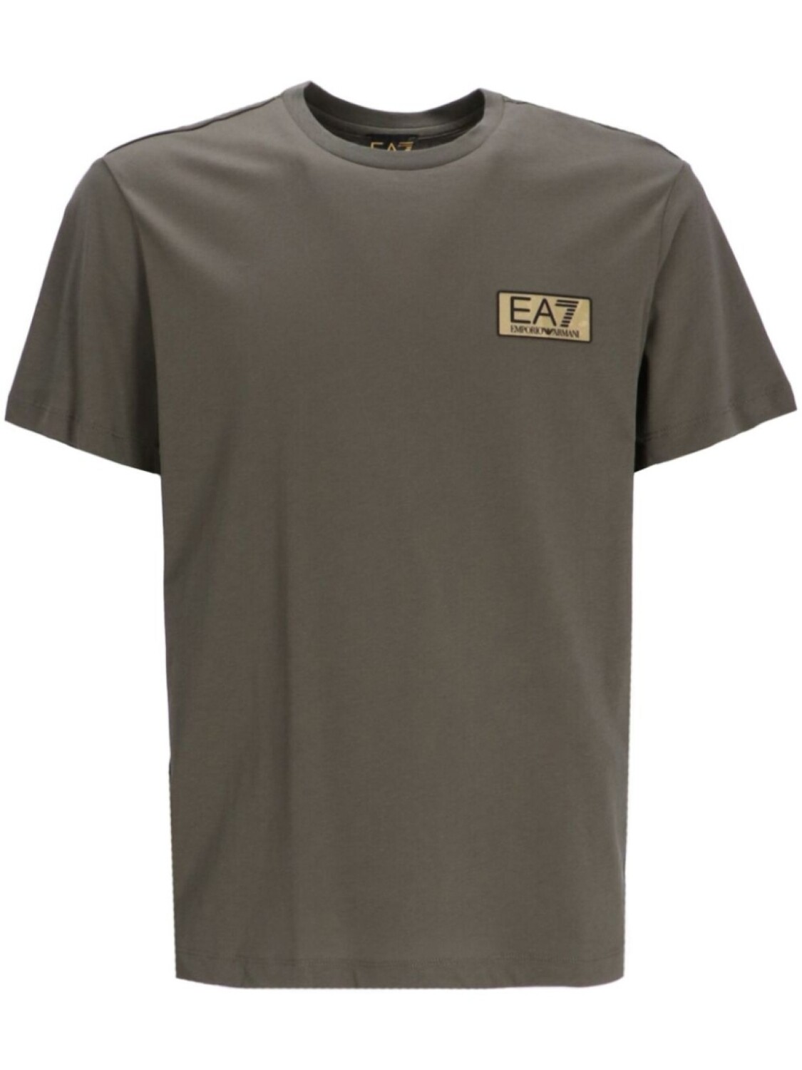 

Футболка с нашивкой-логотипом Ea7 Emporio Armani, зеленый