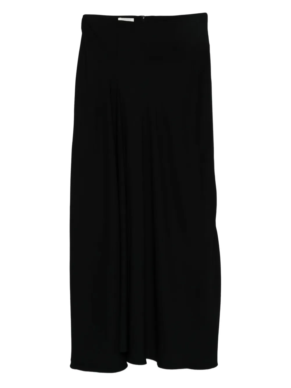 

Юбка А-силуэта с завышенной талией P.A.R.O.S.H., черный