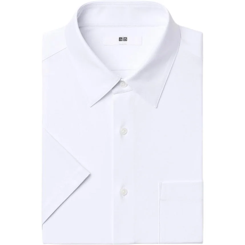 UNIQLO SS26 Рубашка мужская белая Moderate