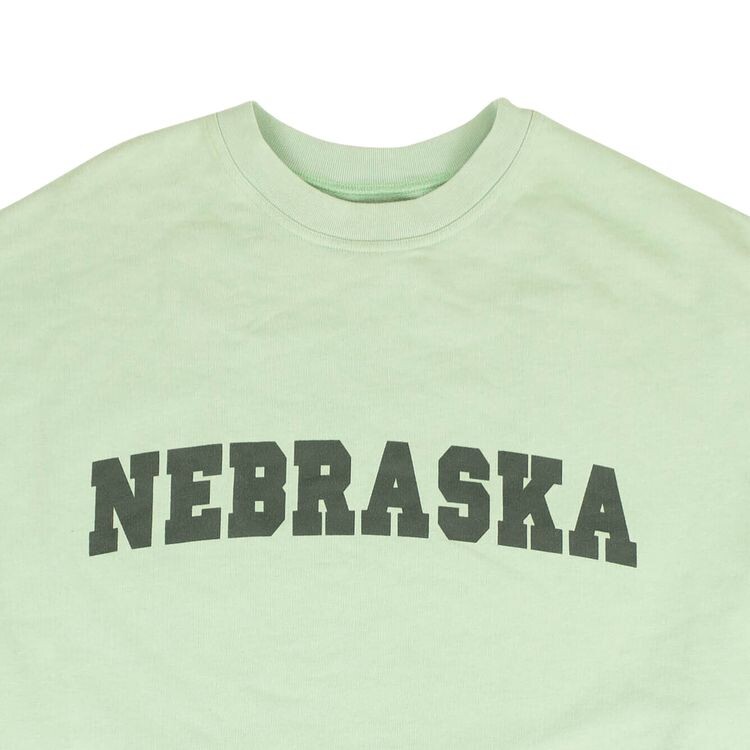 Толстовка Raf Simons Nebraska Crewneck Sweatshirt Green, зеленый — фото 3