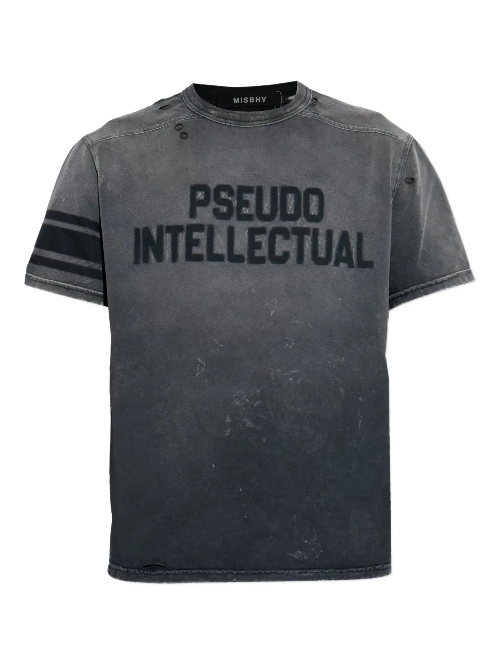 

Футболка с эффектом потертости Misbhv, серый