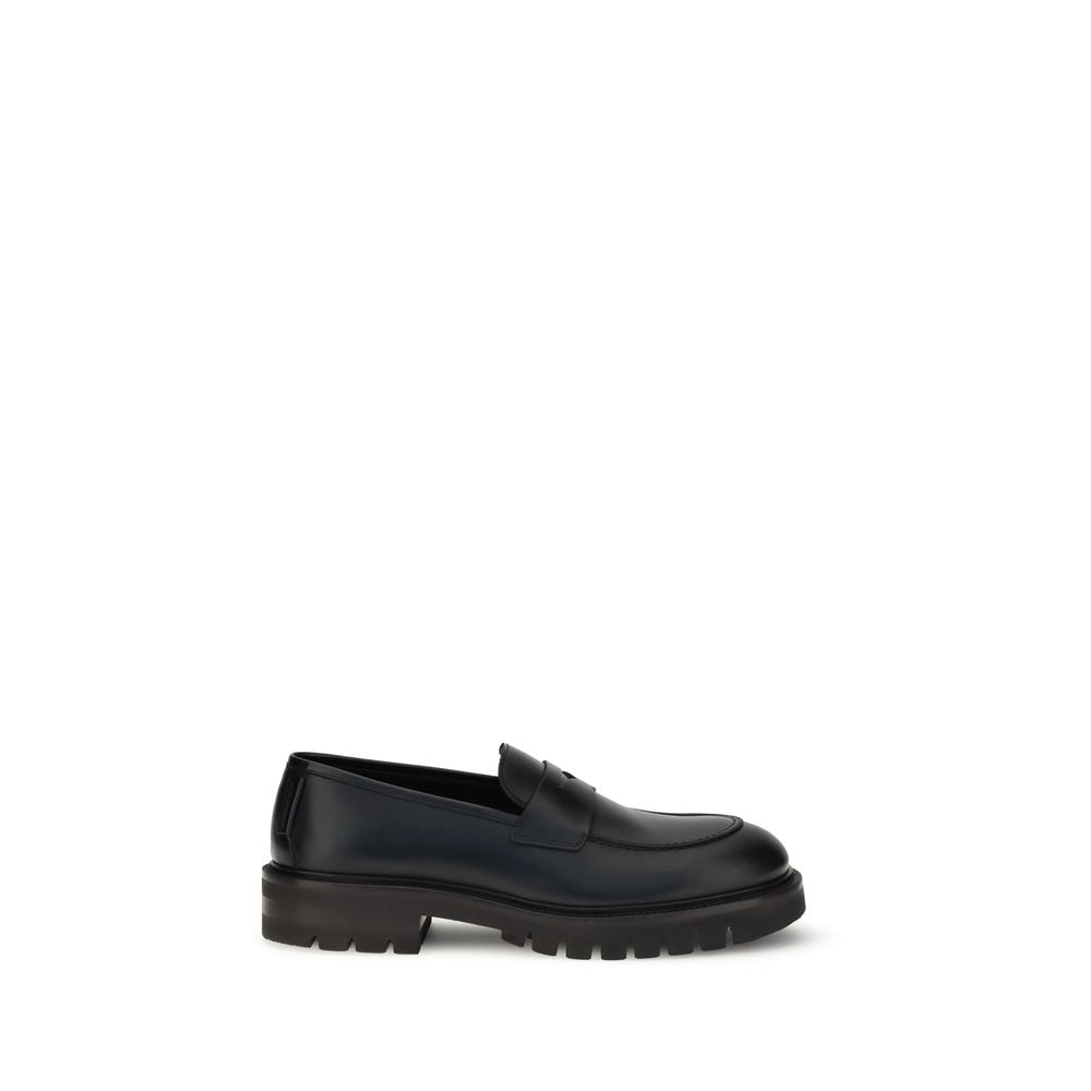 

Черные резиновые туфли-лоферы Salvatore Ferragamo, черный