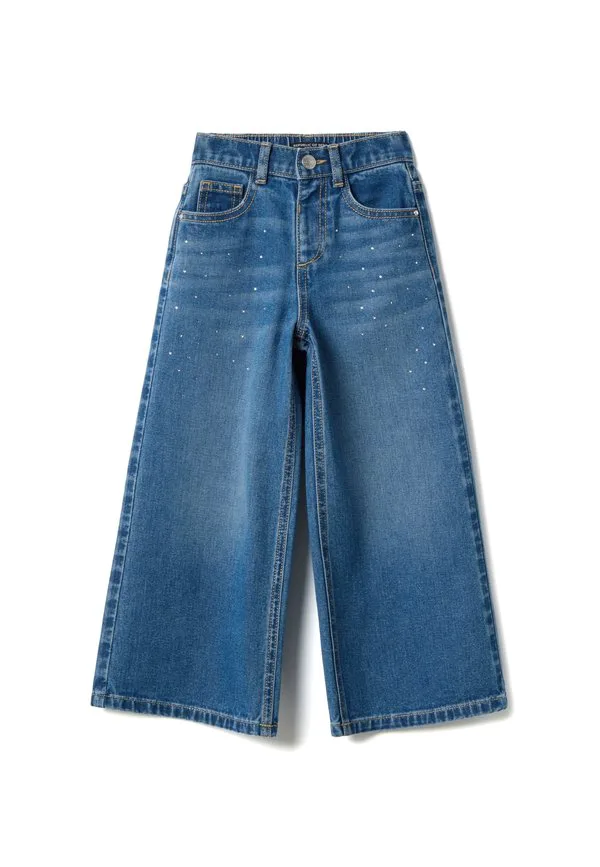 Джинсы-Клеш с деталями Ovs, Denim Blue