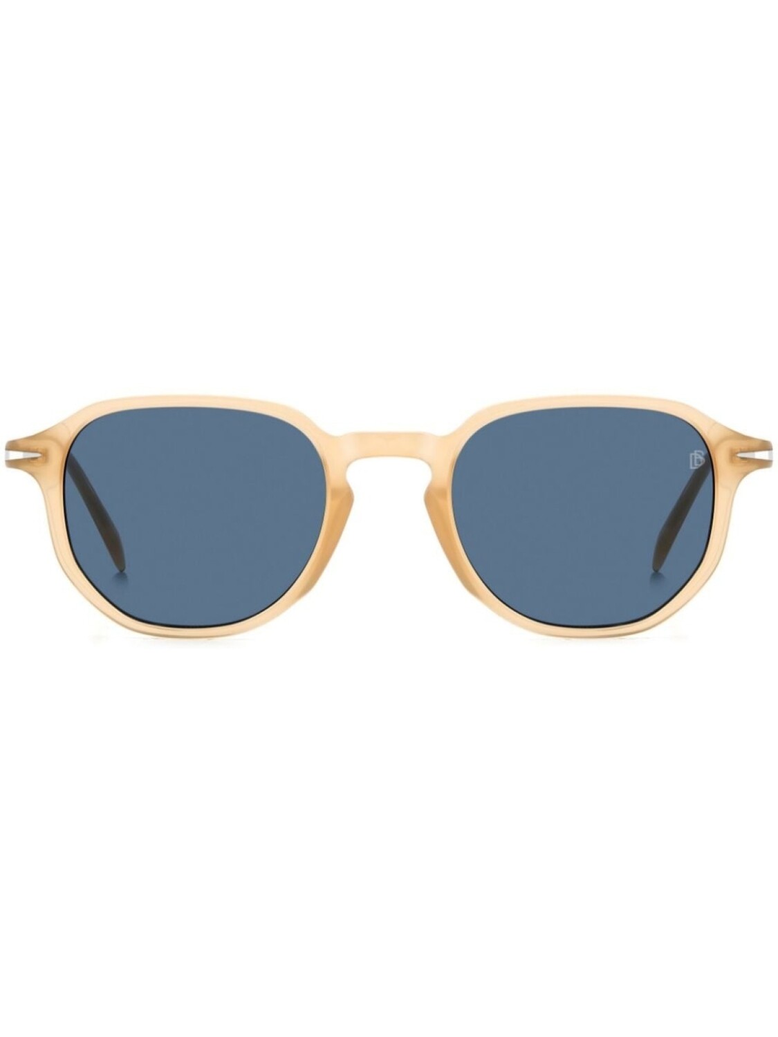 

Солнцезащитные очки в круглой оправе Eyewear by David Beckham, нейтральный цвет