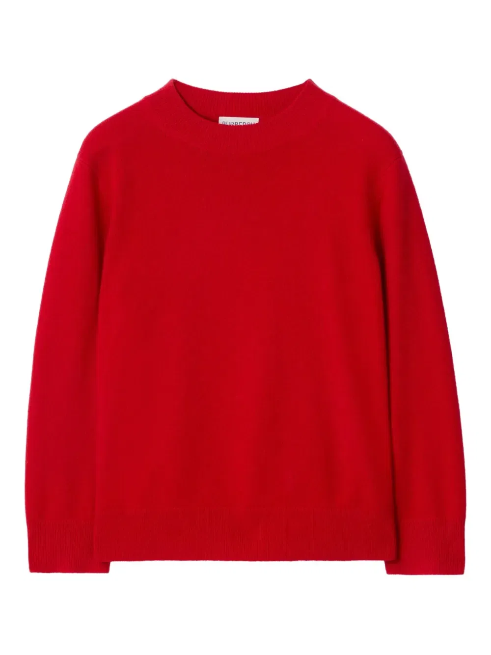 Свитер с налокотниками Burberry Kids, красный