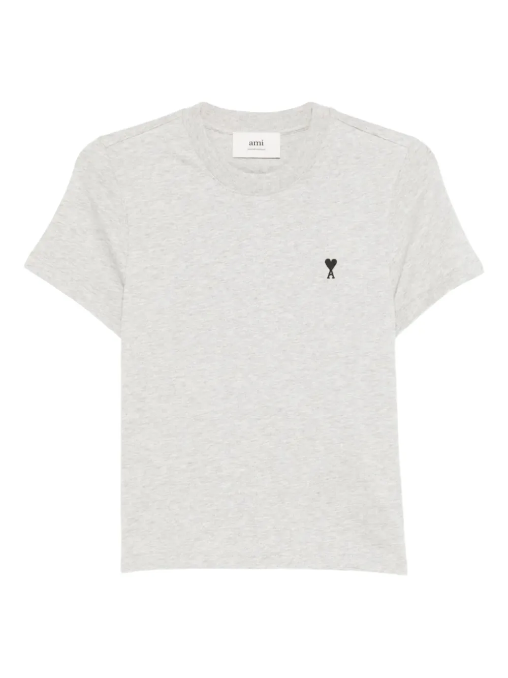 

Футболка с логотипом Ami Paris, серый