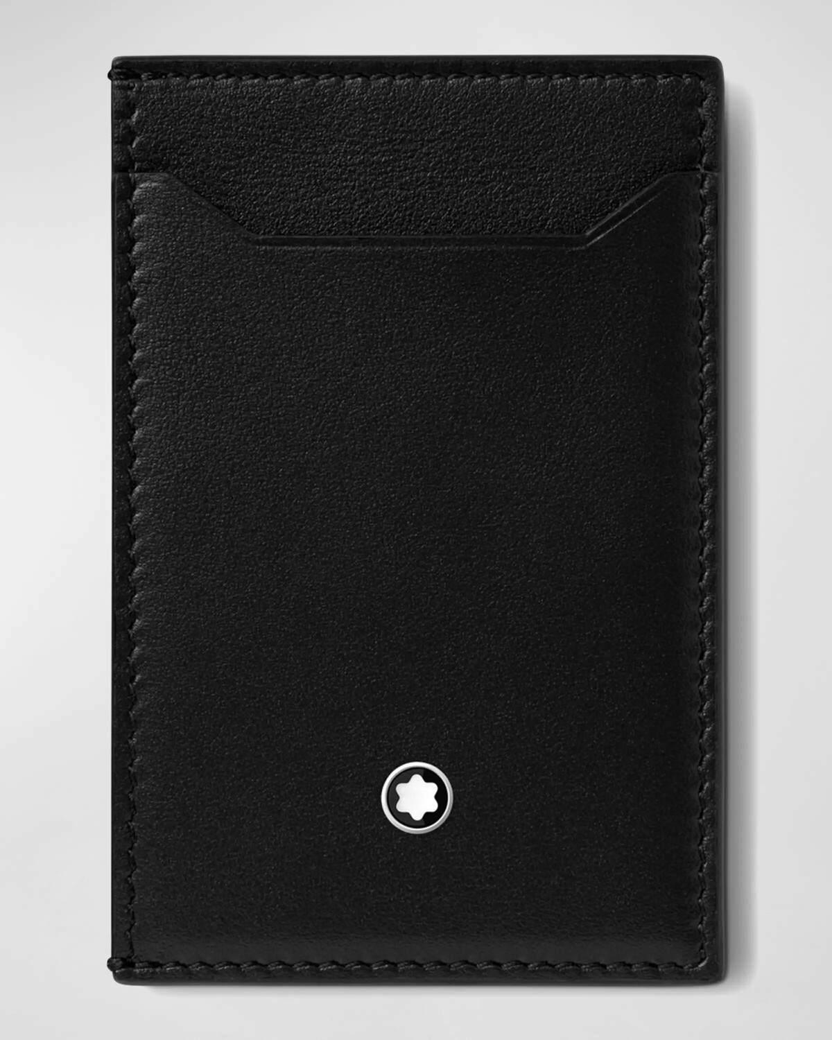 

Мужской кожаный карманный визитница Meisterstück Montblanc, цвет Black