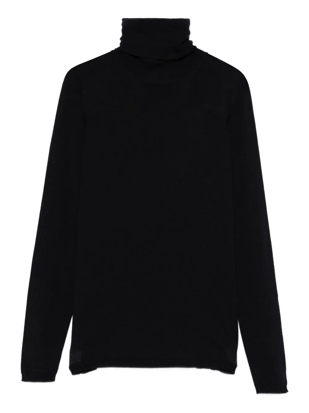 

Свитер из вирджинской шерсти с высоким воротником MAX MARA, синий