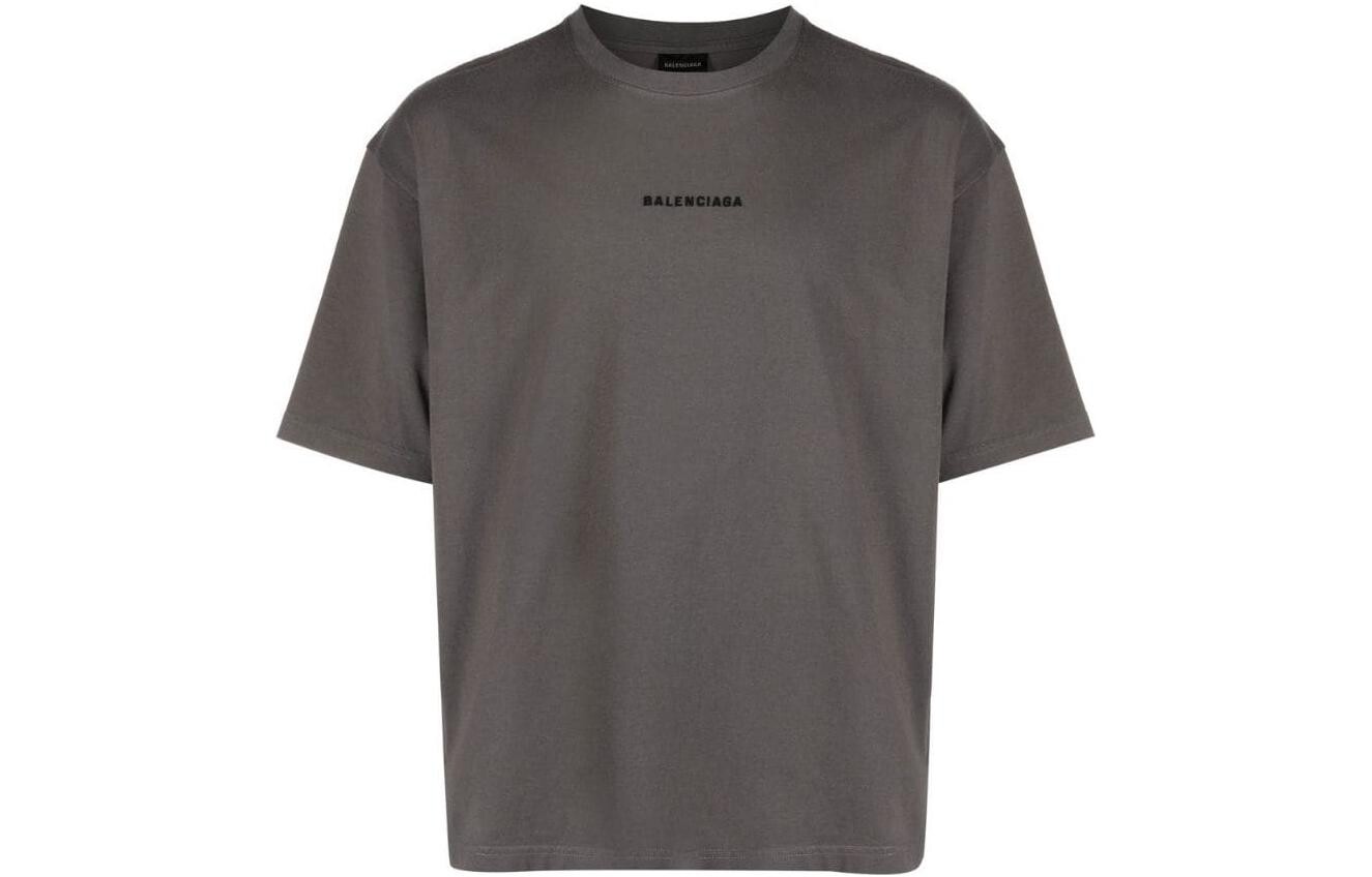 

Футболка мужская серая Balenciaga, серый