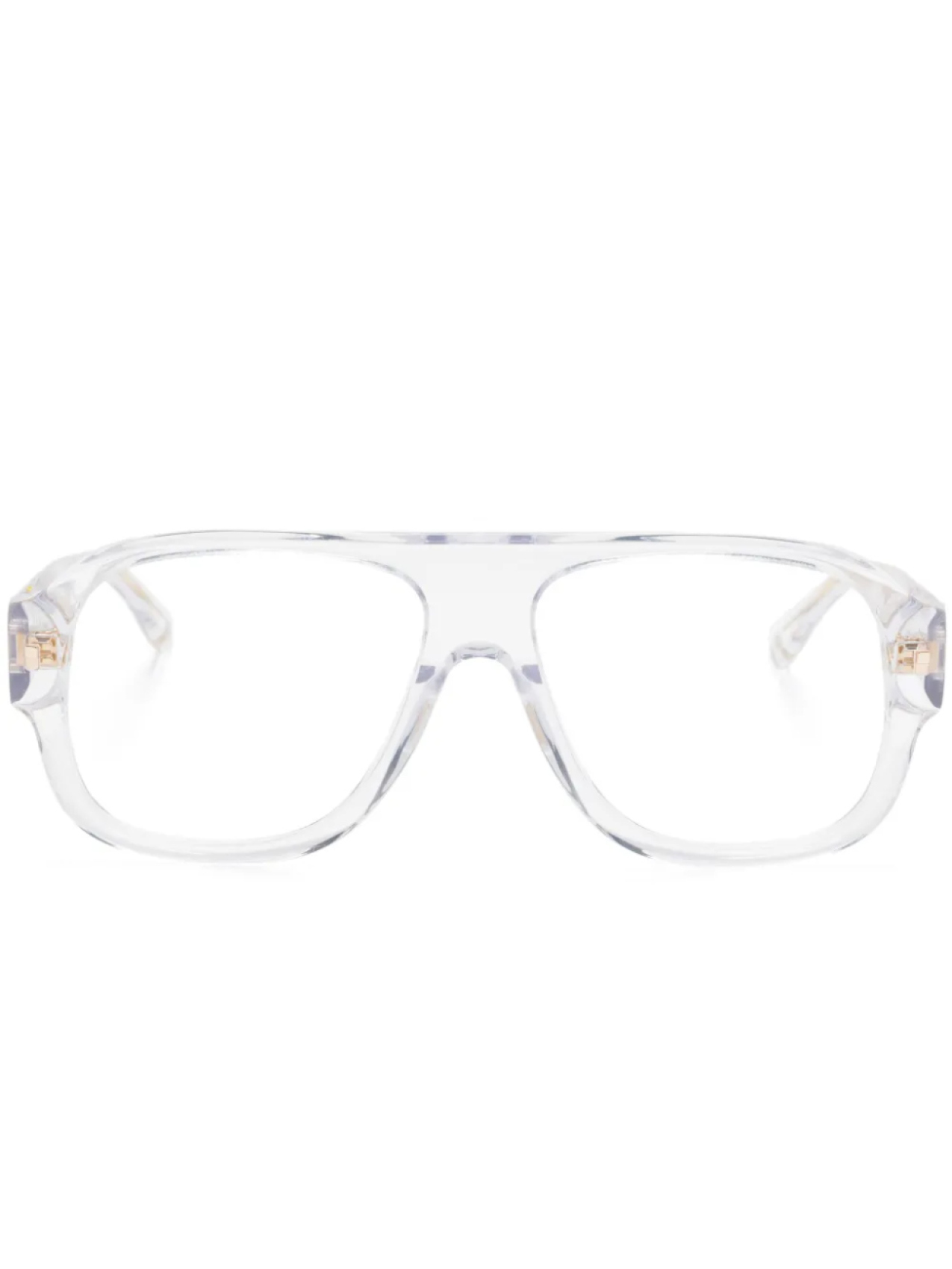 

DSQUARED2 EYEWEAR очки Hype в массивной оправе, нейтральный