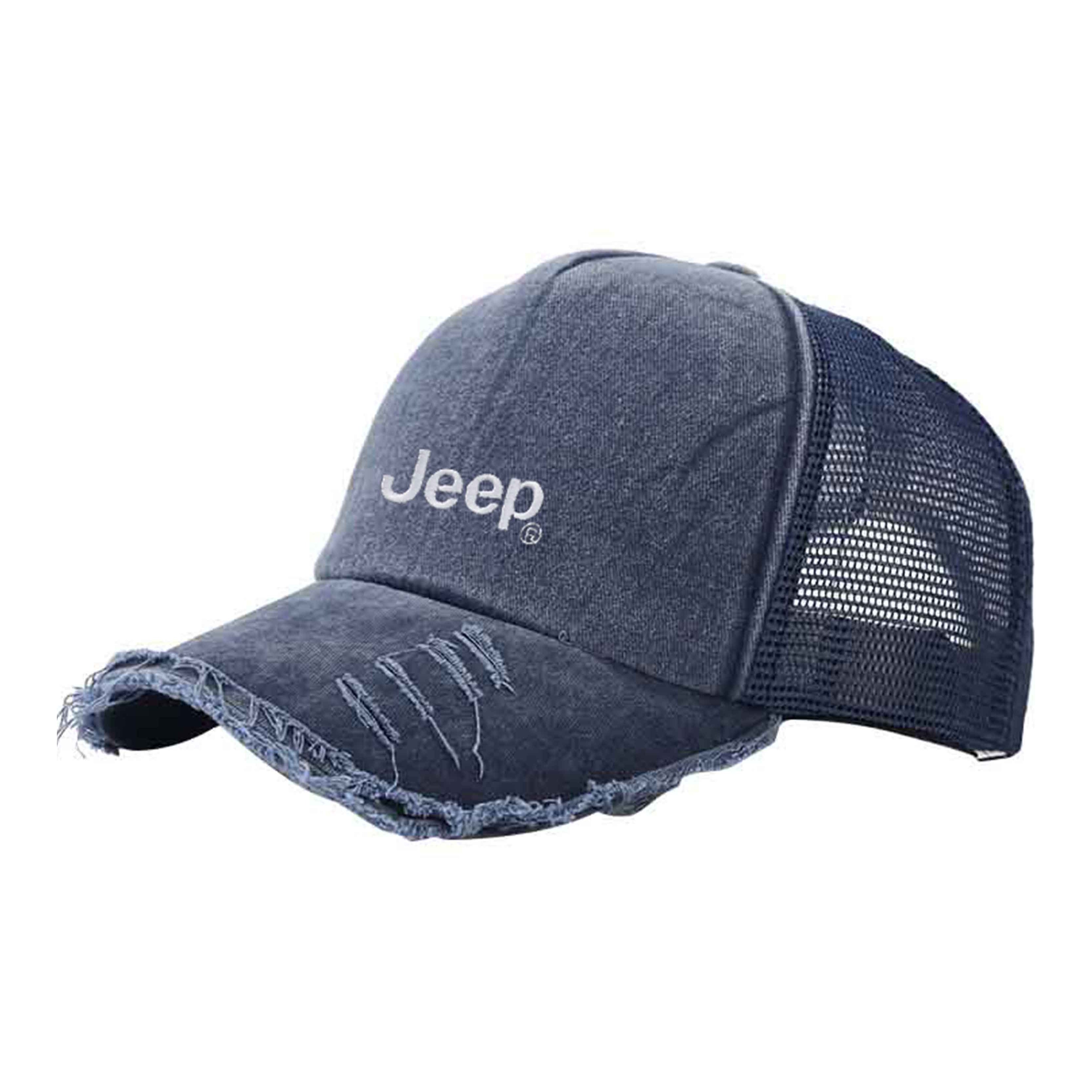 

Бейсболка Cotton, Polyester Unisex Jeep, темно-синий