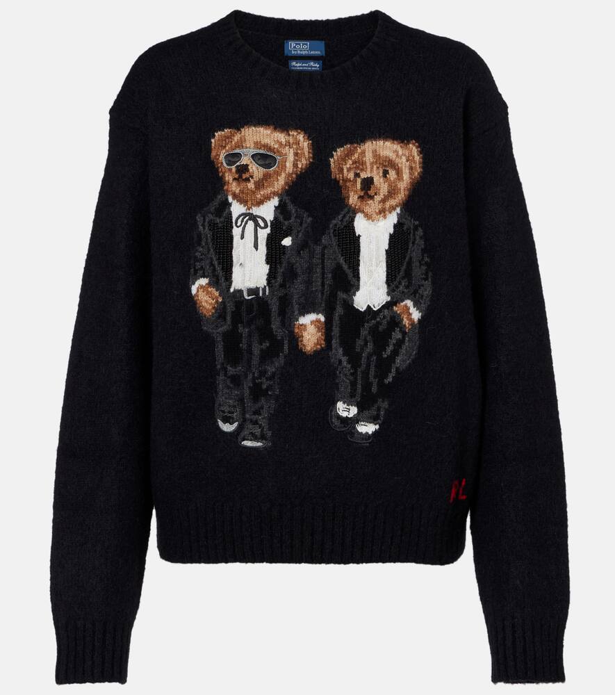 

Свитер Polo Bear из смесовой шерсти Polo Ralph Lauren, Polo Black Multi
