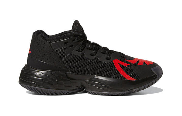Кроссовки marvel x d.o.n. issue #4 little 'spider-man: miles morales' Adidas, черный — фото 2