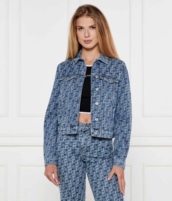 

Джинсовая куртка Regular fit Karl Lagerfeld Jeans, синий