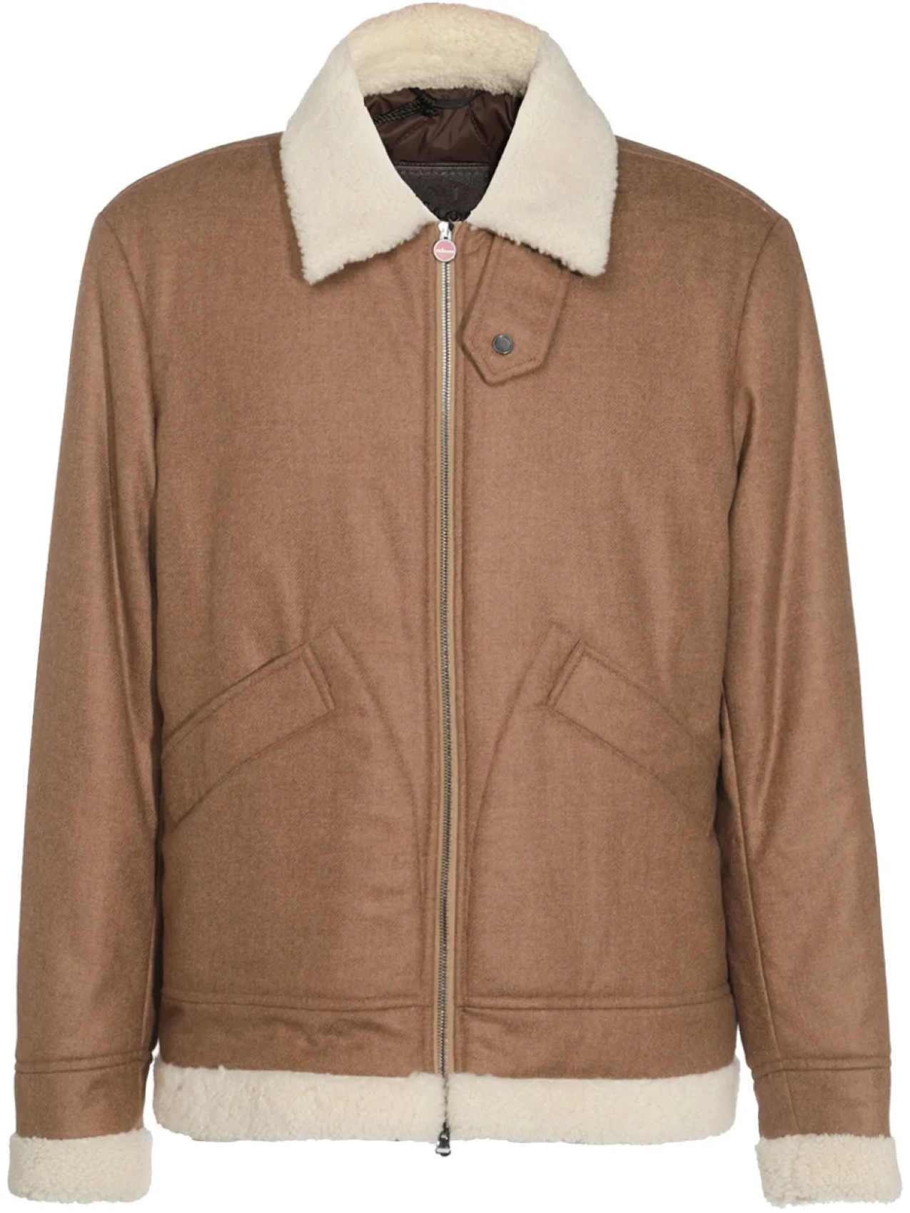 

Куртка с мехом Kiton, коричневый