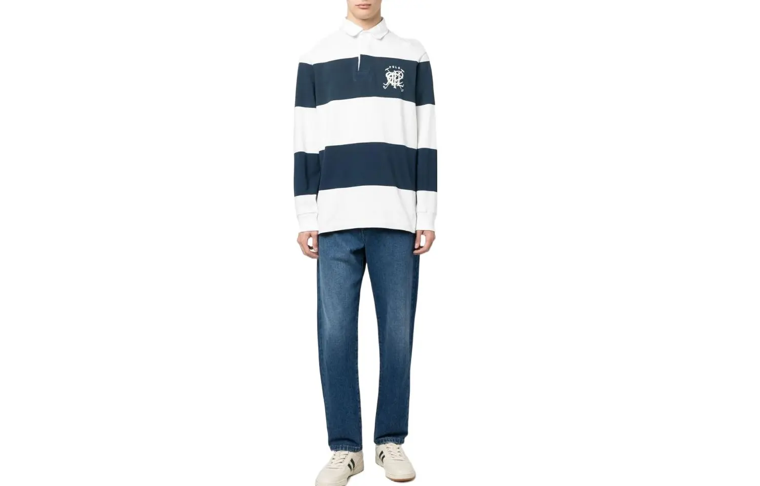 

Футболка поло мужская синяя Polo Ralph Lauren