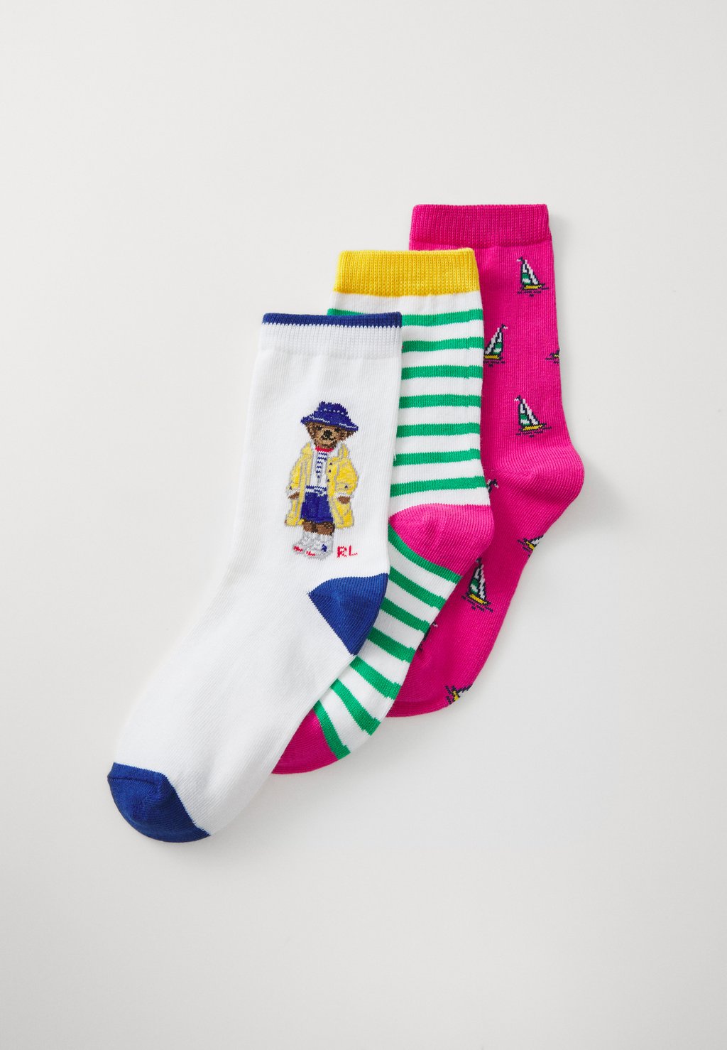 

Носки POLO BEAR CREW SOCK 3-PACK Polo Ralph Lauren, мультиколор