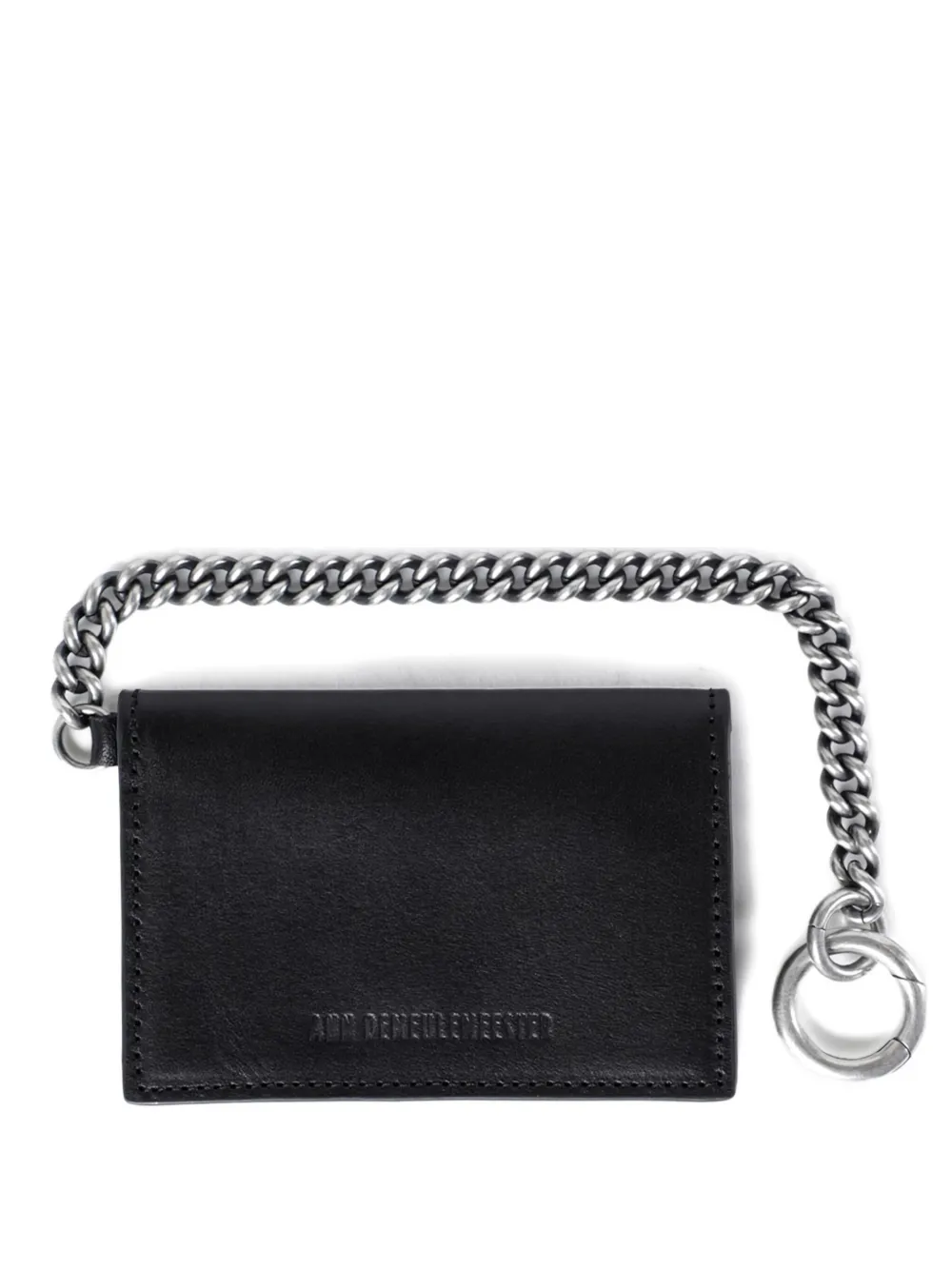 

Кошелек из телячьей кожи с цепочкой Ann Demeulemeester, черный