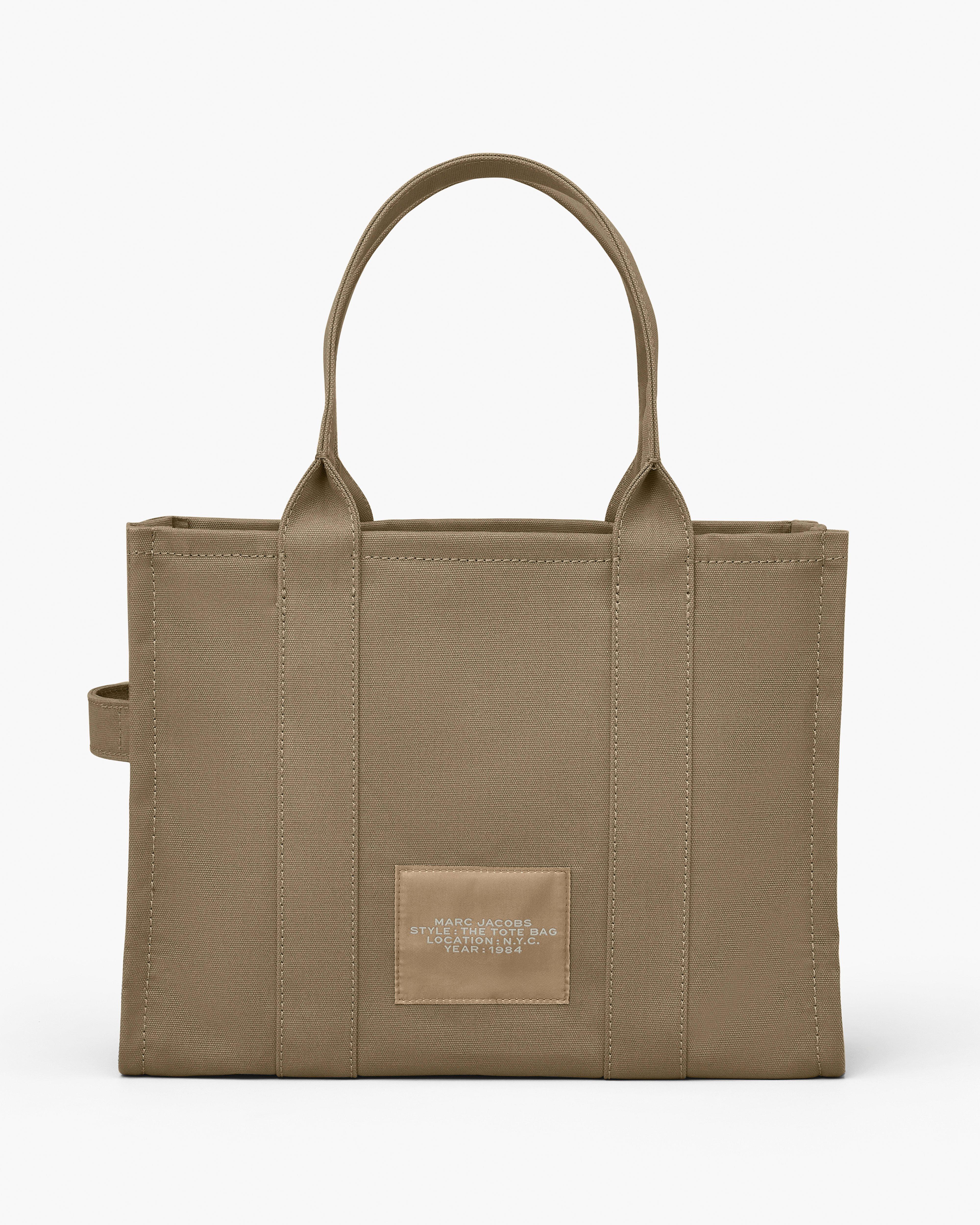 Большая холщовая сумка-тоут Marc Jacobs, цвет Slate Green — фото 2