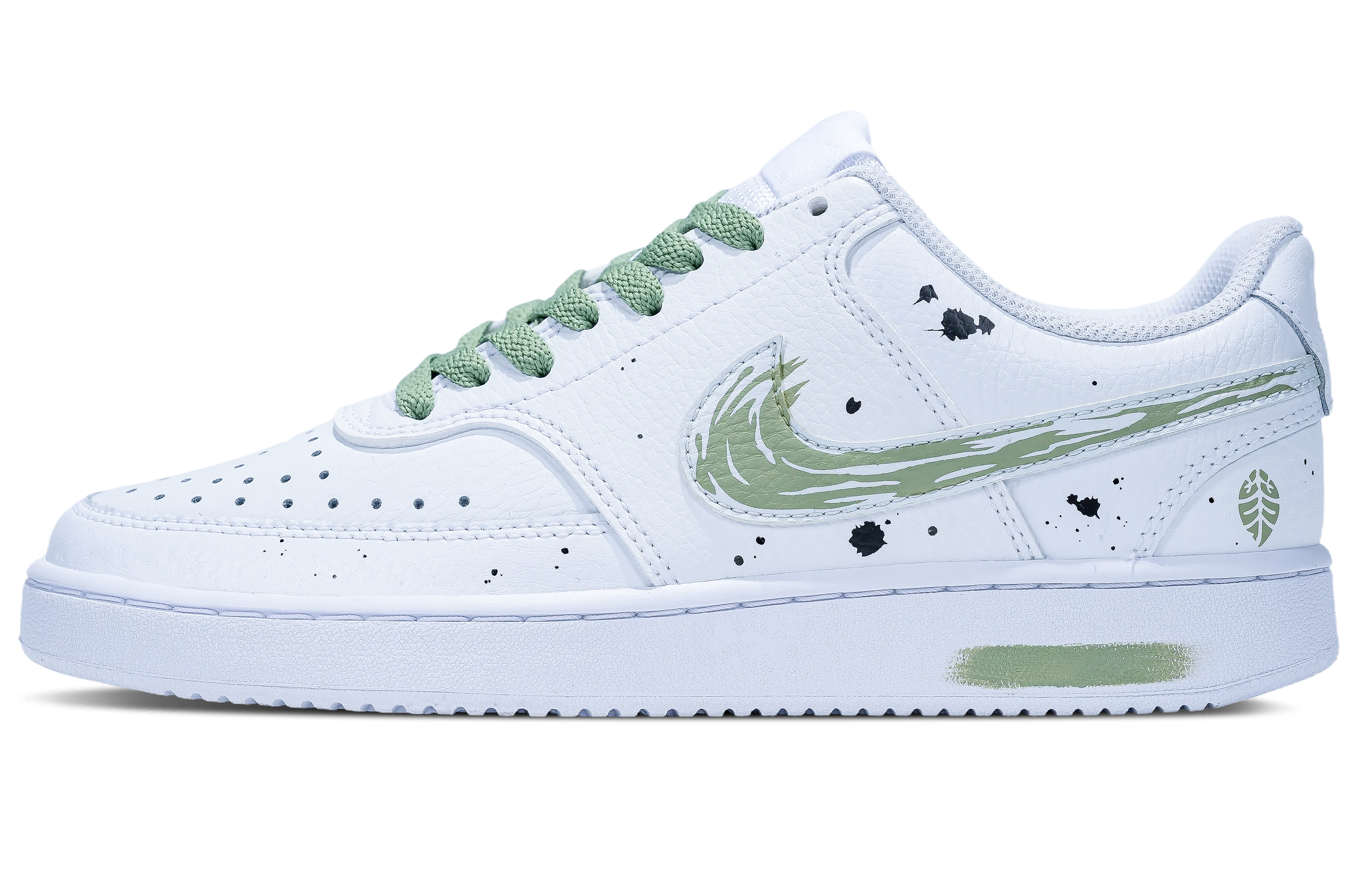 

Кроссовки Nike Court Vision 1 Skateboard Shoes Women's Low-Top Green В·