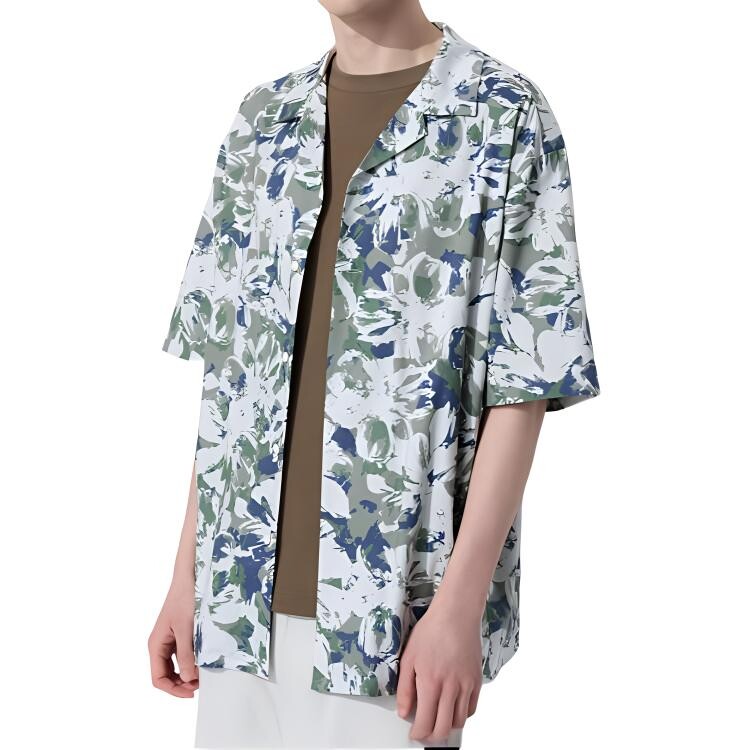 

Рубашка унисекс Uniqlo, синий