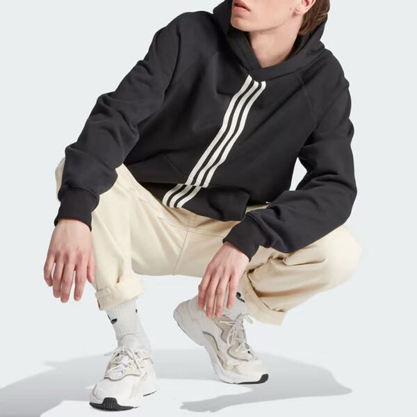 Толстовка adidas originals Winter Hacked Hoodie 'Black', черный — фото 4