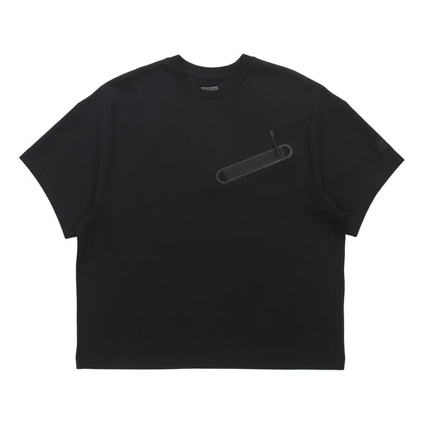 

Футболка sportswear nsw tech fleece short sleeve black Nike, черный