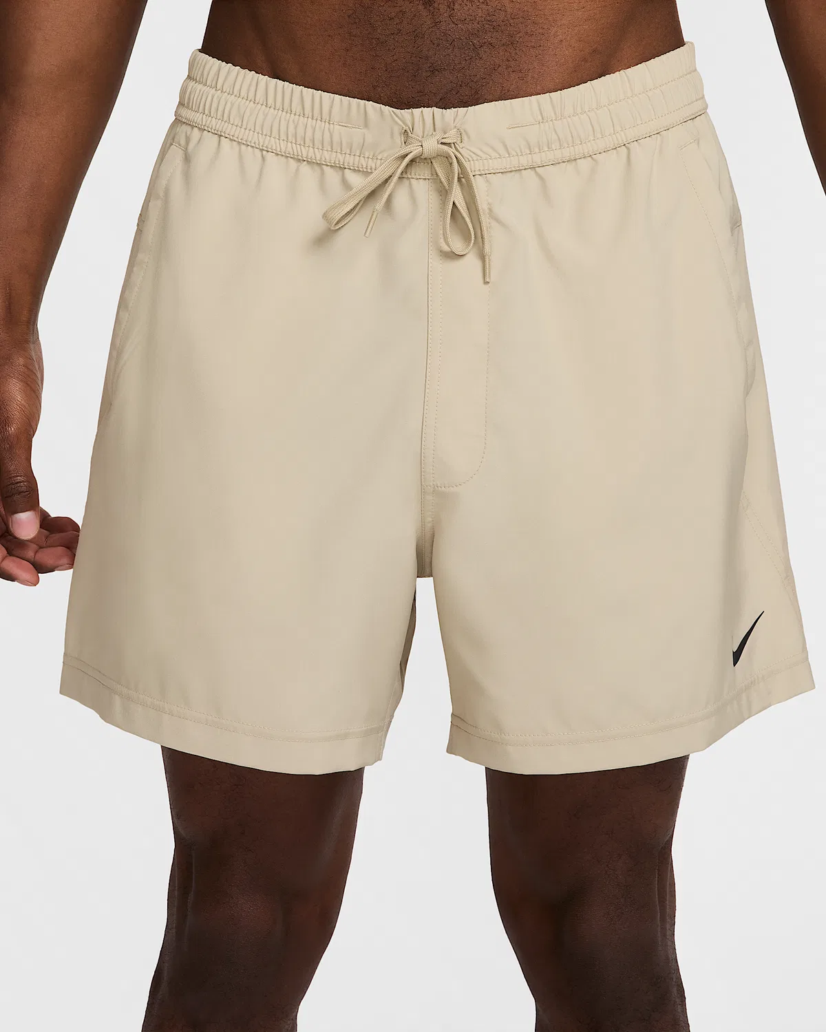 Мужские шорты Nike Form Dri-FIT 5" Unlined Versatile, Desert Khaki/Black — фото 2