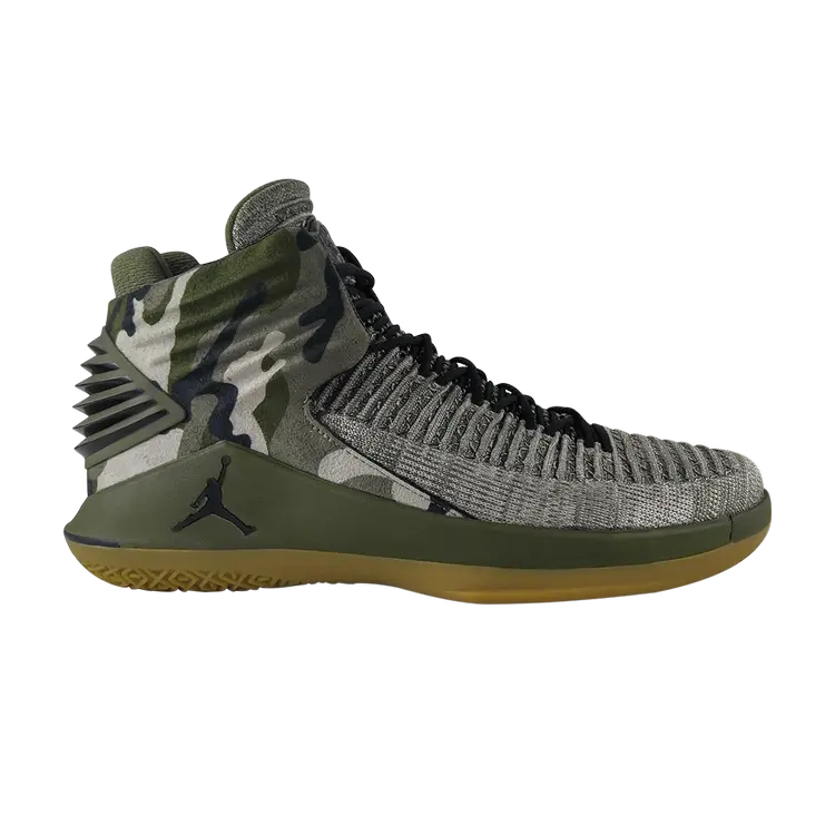 

Кроссовки Air Jordan 32 'Veterans Day', зеленый