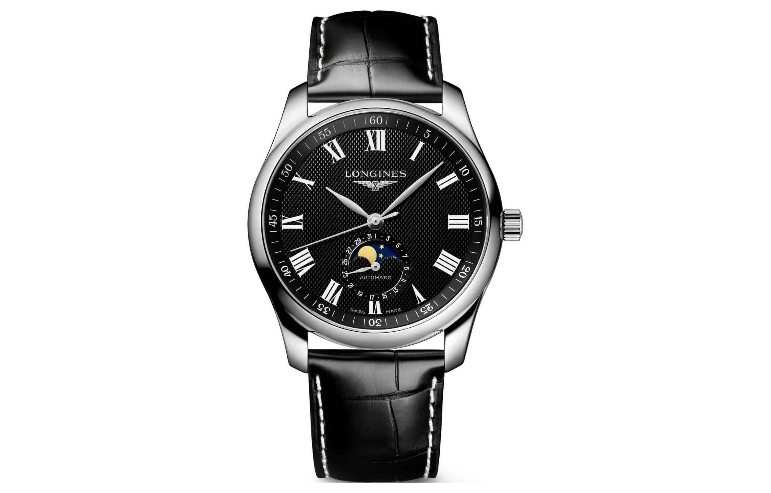 

LONGINES Часы Men's Master Collection Watch, Black Dial
