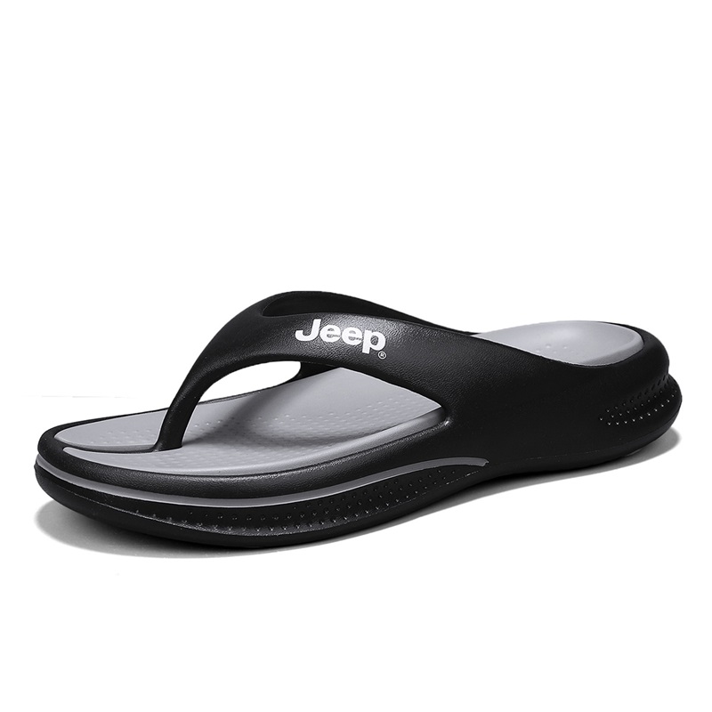 

Jeep EVA быстросохнущие шлепанцы унисекс черно-серые, цвет Black Gray