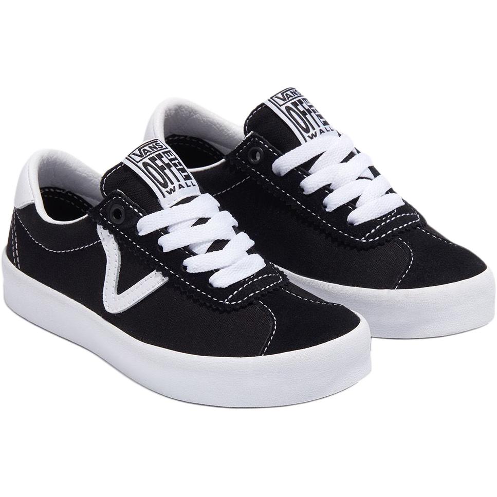 Vans Спортивные кроссовки low top Skateboard Shoes черные детские — фото 3