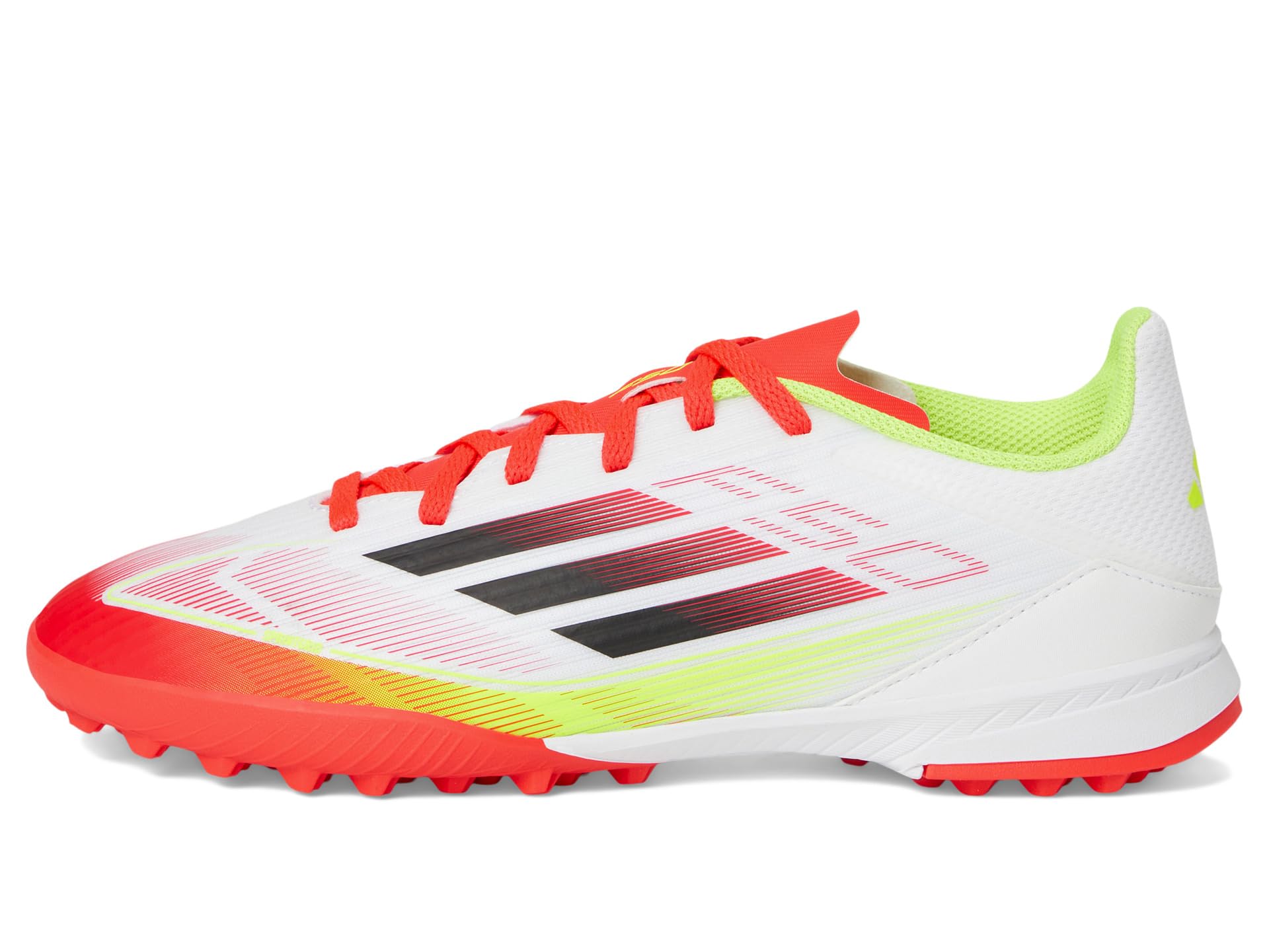 Кроссовки Adidas Kids F50 League Turf Soccer Cleats, White/Black/Solar Yellow — фото 4