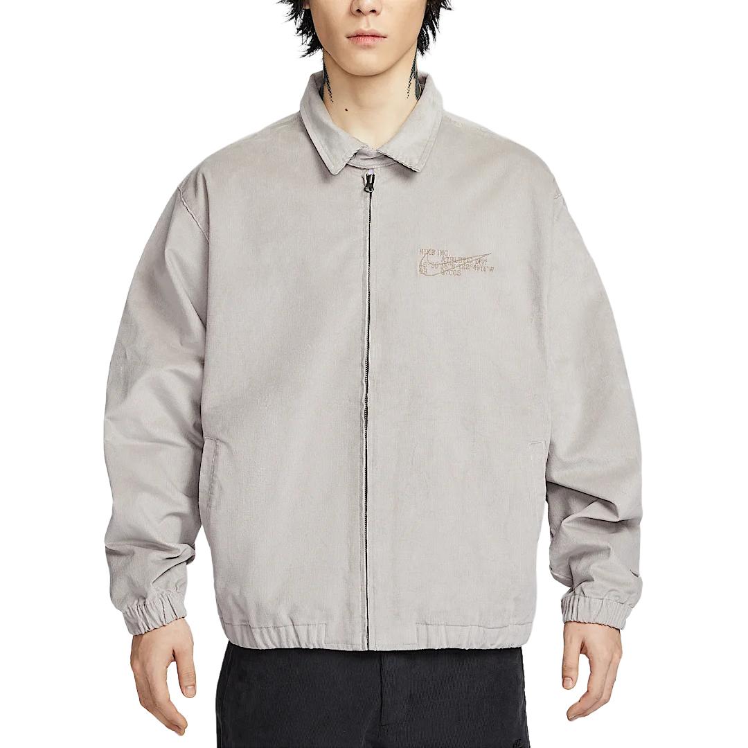 Nike Куртка AS M Harrington из вельвета светло-серого цвета, Light Gray — фото 2