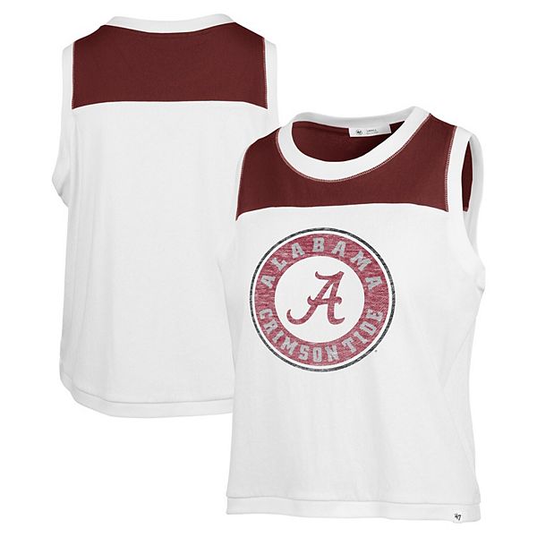 

Женский топ '47 white alabama crimson tide premier zoey Unbranded