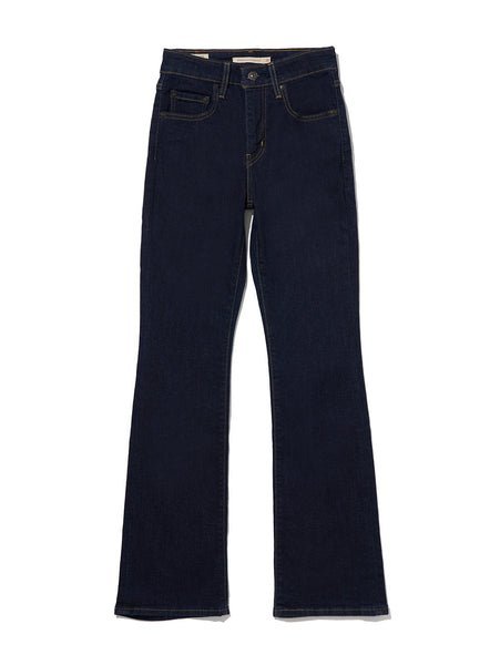 725 Высокие брюки-клеш, темно-синего цвета Levi's, Dark Indigo - Flat Finish — фото 4